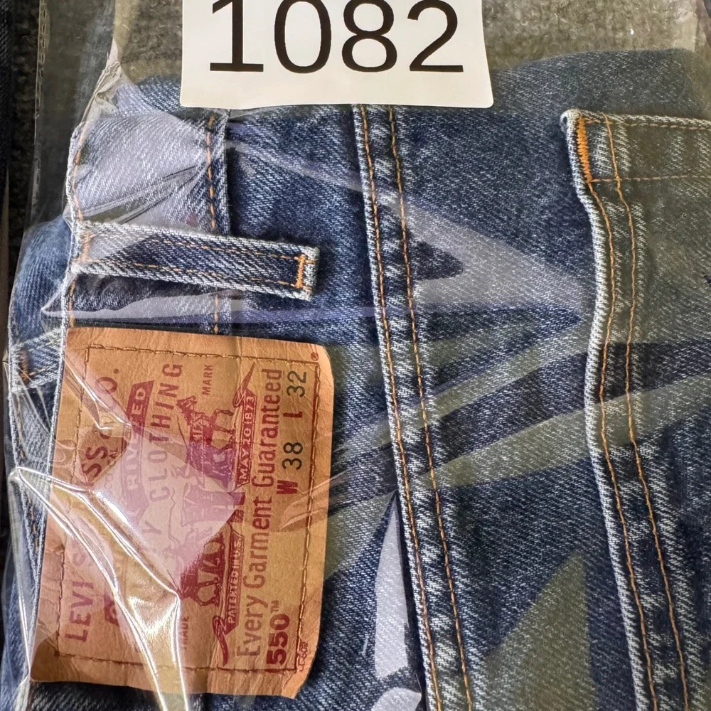 Levi's 550 Jeans Men 38x32 Vintage '00 Cotton Relaxed Fit Med Wash Dad Workwear
